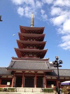 La pagode à cinq étages