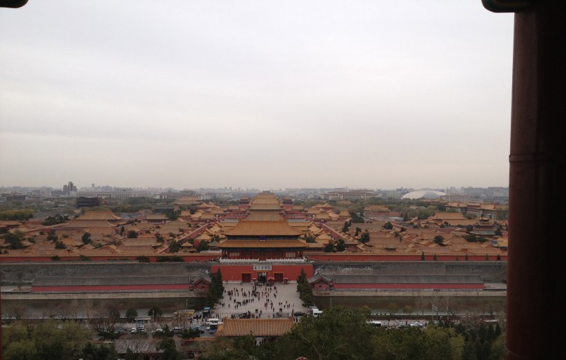 Cité Interdite vue de la Pagode du parc Jingshan
