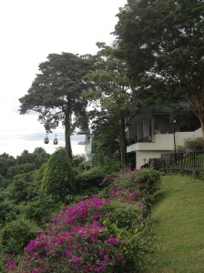 Arrivée des cabines