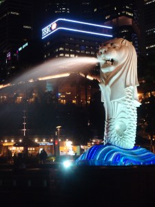 Merlion, symbole de Singapour