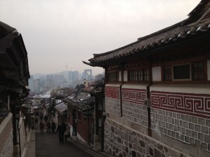 Quartier de Bukchon et ses Hanoks