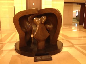 Sculpture dans le Lobby