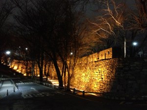 Rempart au sommet de Namsan Park