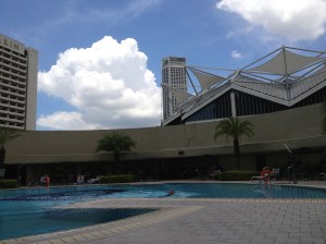 La piscine de l'hôtel